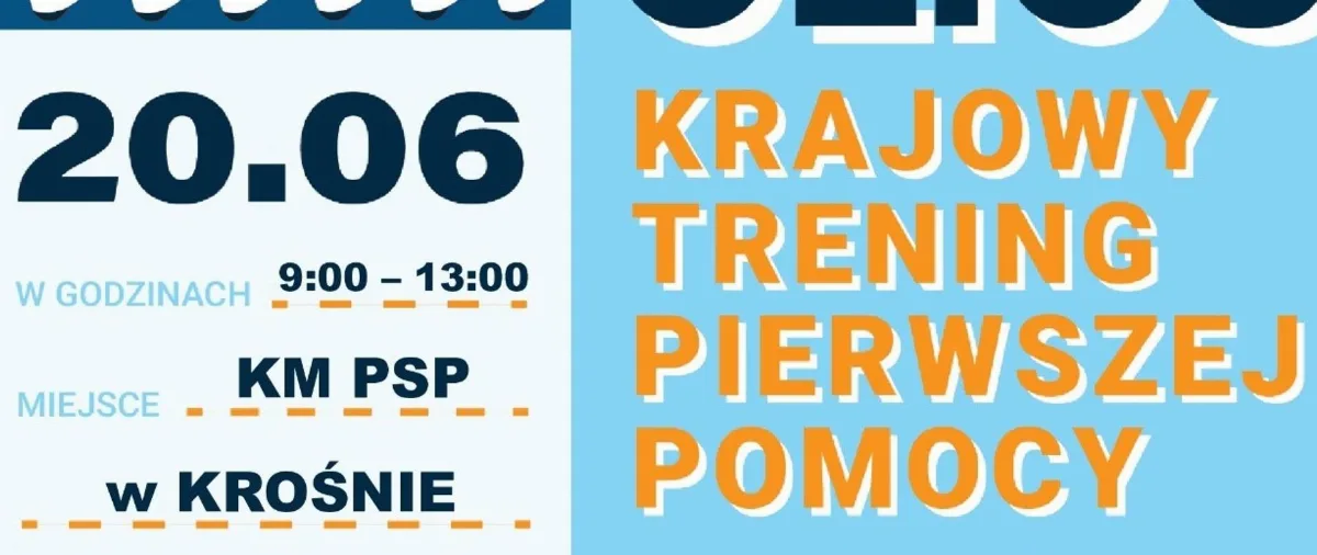 Krajowy Trening Pierwszej Pomocy w Krośnie podczas XI Wakacyjnej Akcji Poboru Krwi