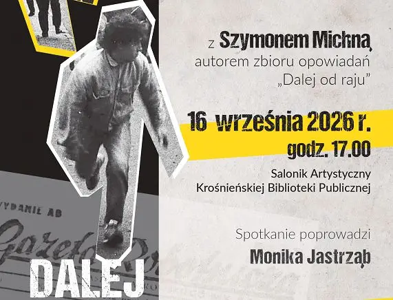 Spotkanie autorskie z Szymonem Michną w Krośnieńskiej Bibliotece Publicznej