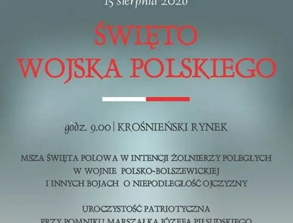 Obchody Święta Wojska Polskiego w Krośnie