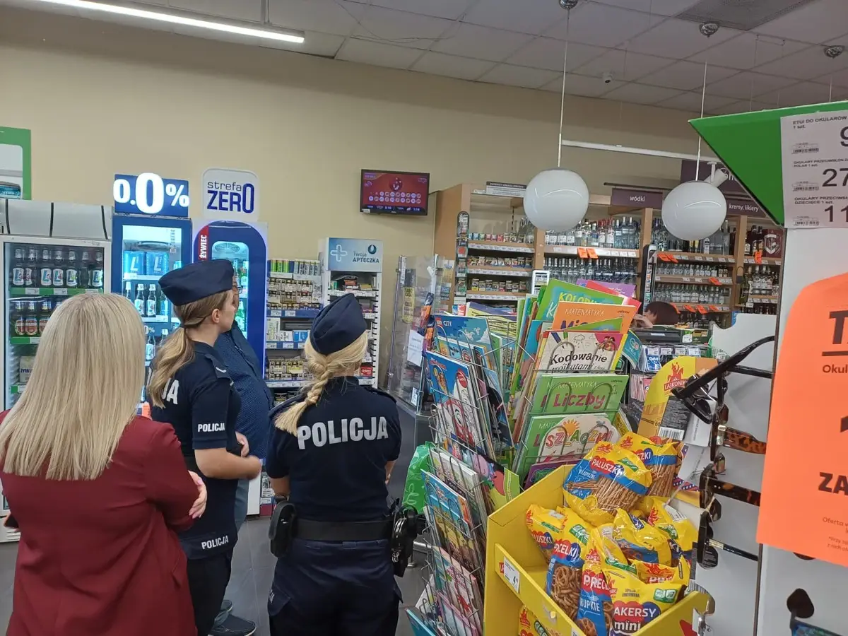 Krośnieńscy policjanci kontrolują sprzedaż alkoholu w ramach kampanii społecznej