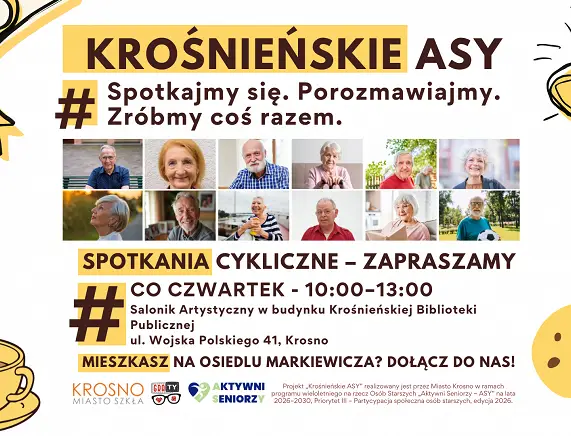 Krośnieńskie ASY kontynuują działalność w bibliotece – spotkania dla seniorów