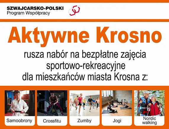 Nabór na bezpłatne zajęcia sportowo-rekreacyjne w Krośnie