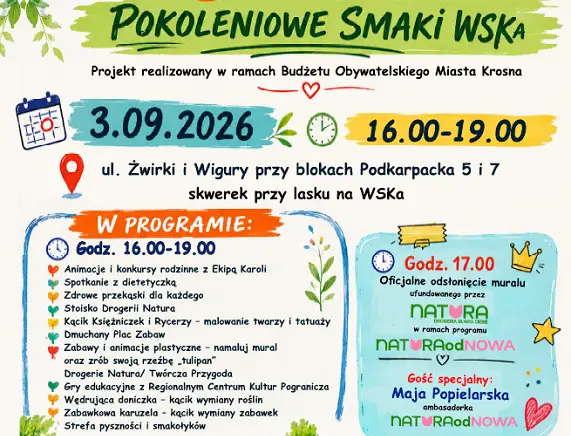 Piknik Sąsiedzki „Pokoleniowe Smaki WSKa” w Krośnie