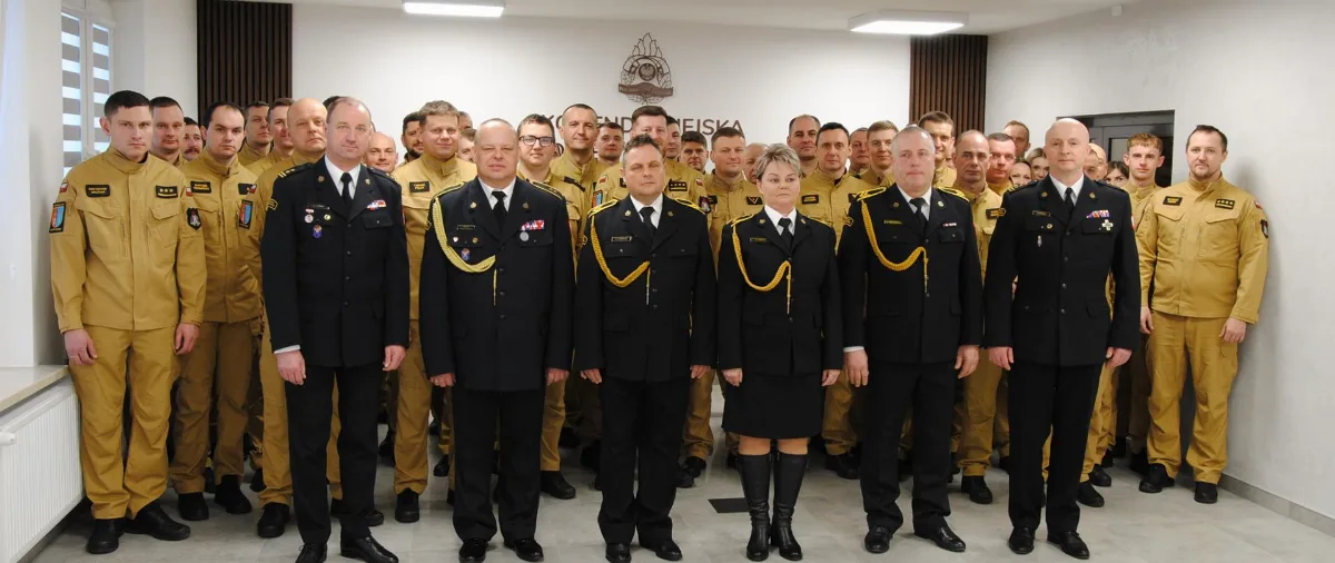 Uroczystość pożegnania emerytów w KM PSP Krosno