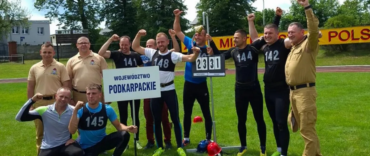 Reprezentacja KM PSP Krosno ustanowiła nowy rekord Polski