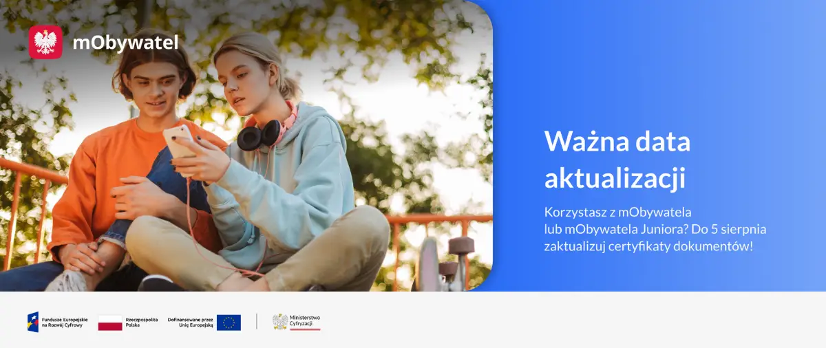 Ważna informacja o mObywatelu – Zaloguj się do aplikacji przed 5 sierpnia
