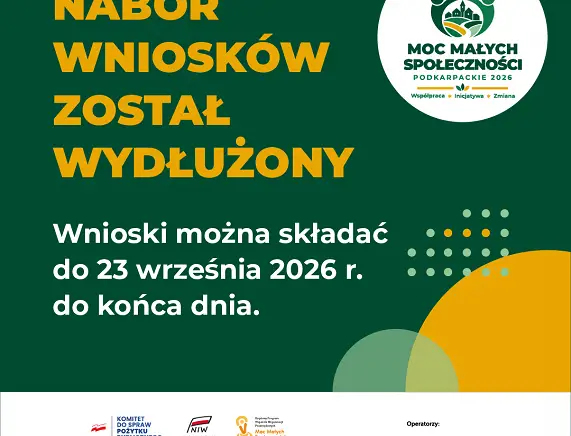 Konkurs „Moc Małych Społeczności - Podkarpackie” na wsparcie lokalnych inicjatyw