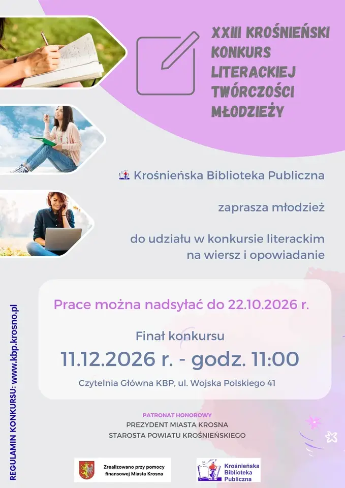 XXIII Krośnieński Konkurs Literackiej Twórczości Młodzieży