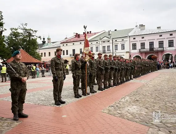 60. przysięga wojskowa 3 PBOT w Krośnie
