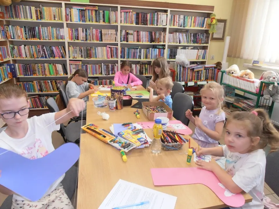 Zajęcia czytelniczo-plastyczne w Filii nr 1 KBP