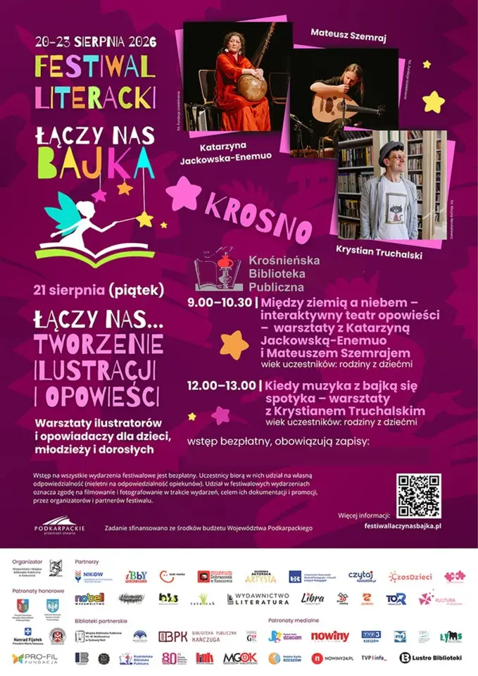 Warsztaty Festiwalu Literackiego „Łączy nas bajka” w Krośnie