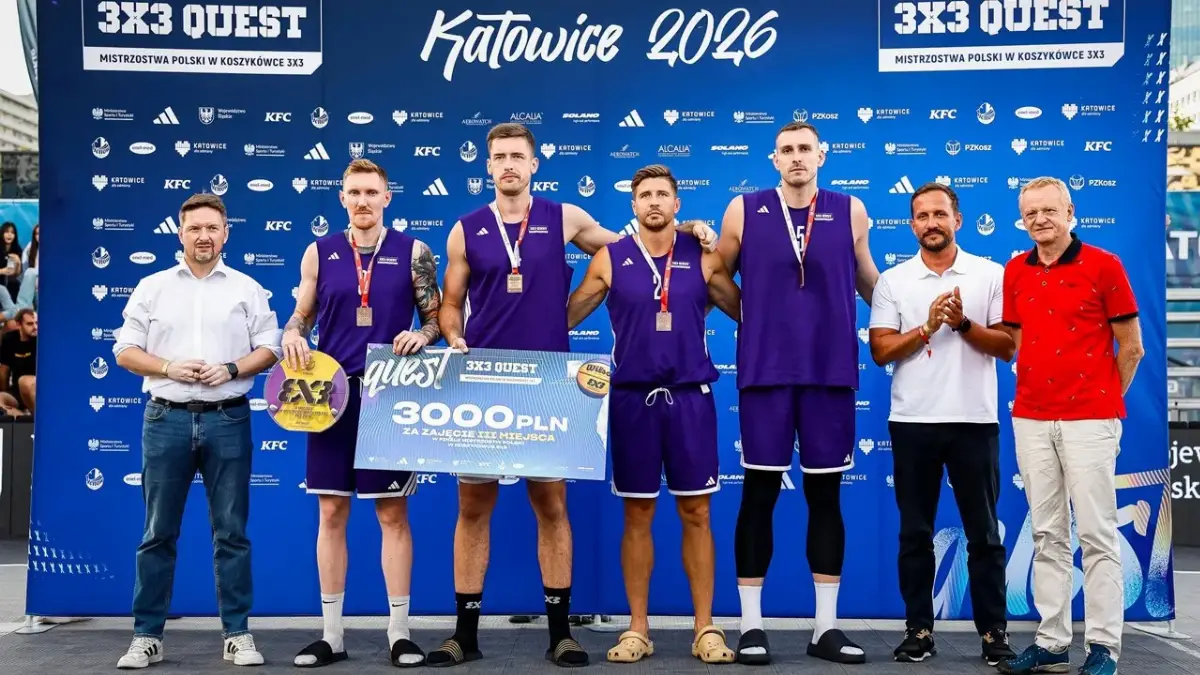 Michał Jankowski zdobył brązowy medal z drużyną Legia Lotto 3x3